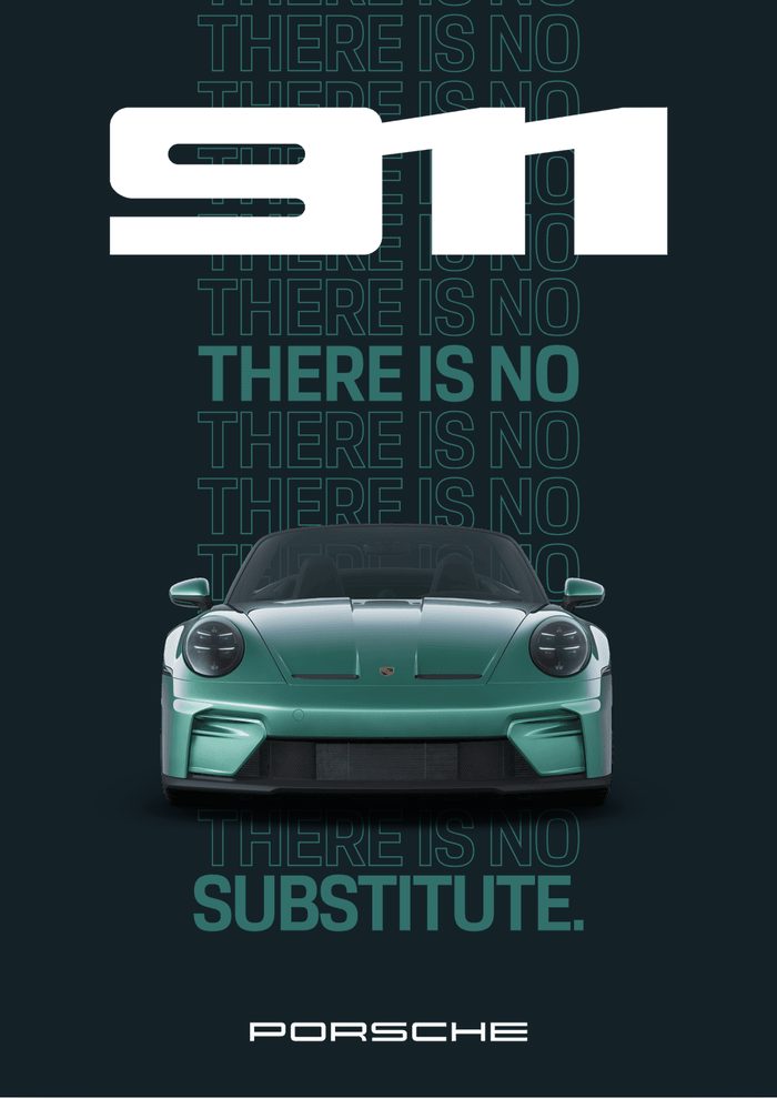 911 poster, dark teal