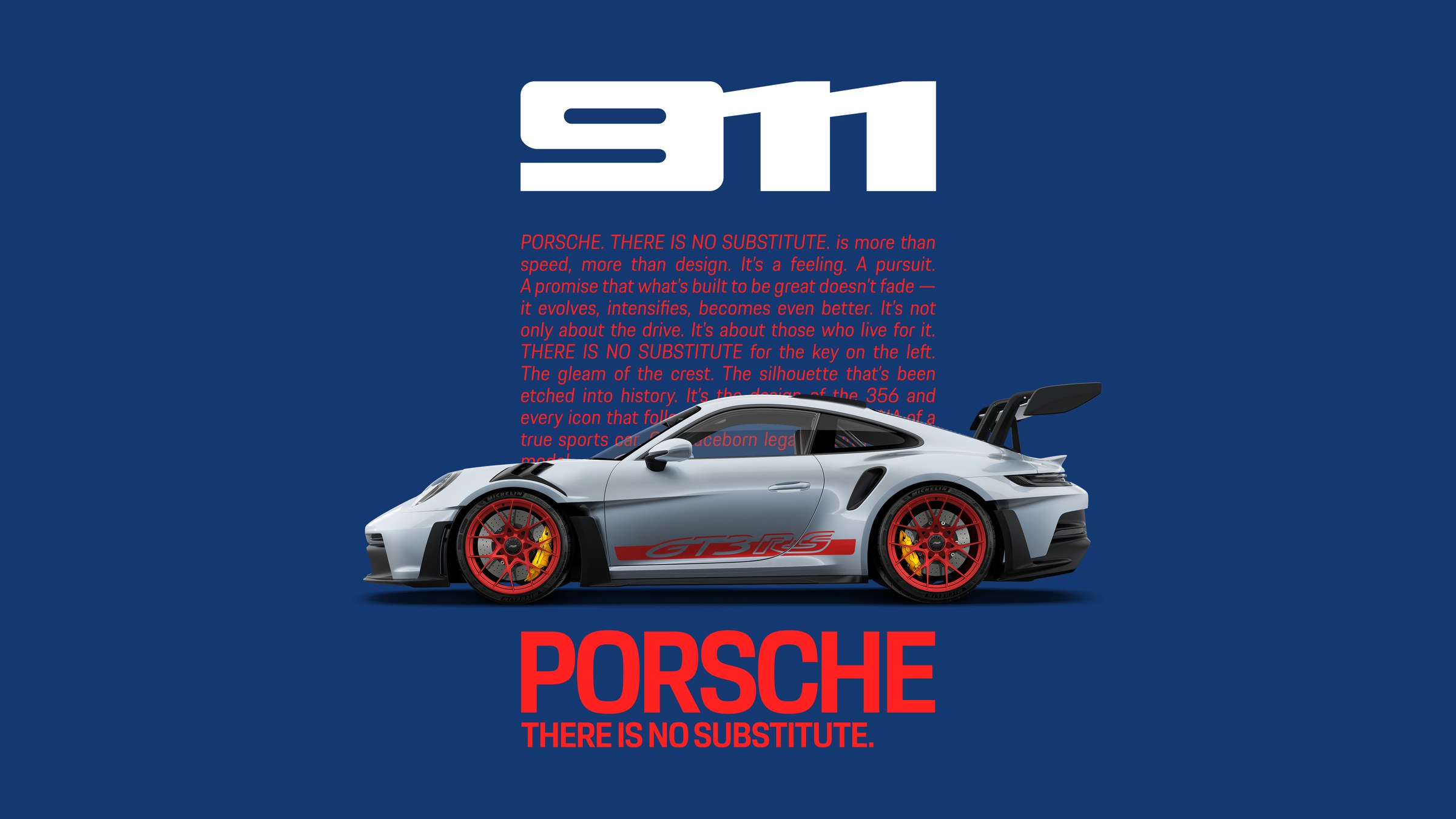 911 on blue