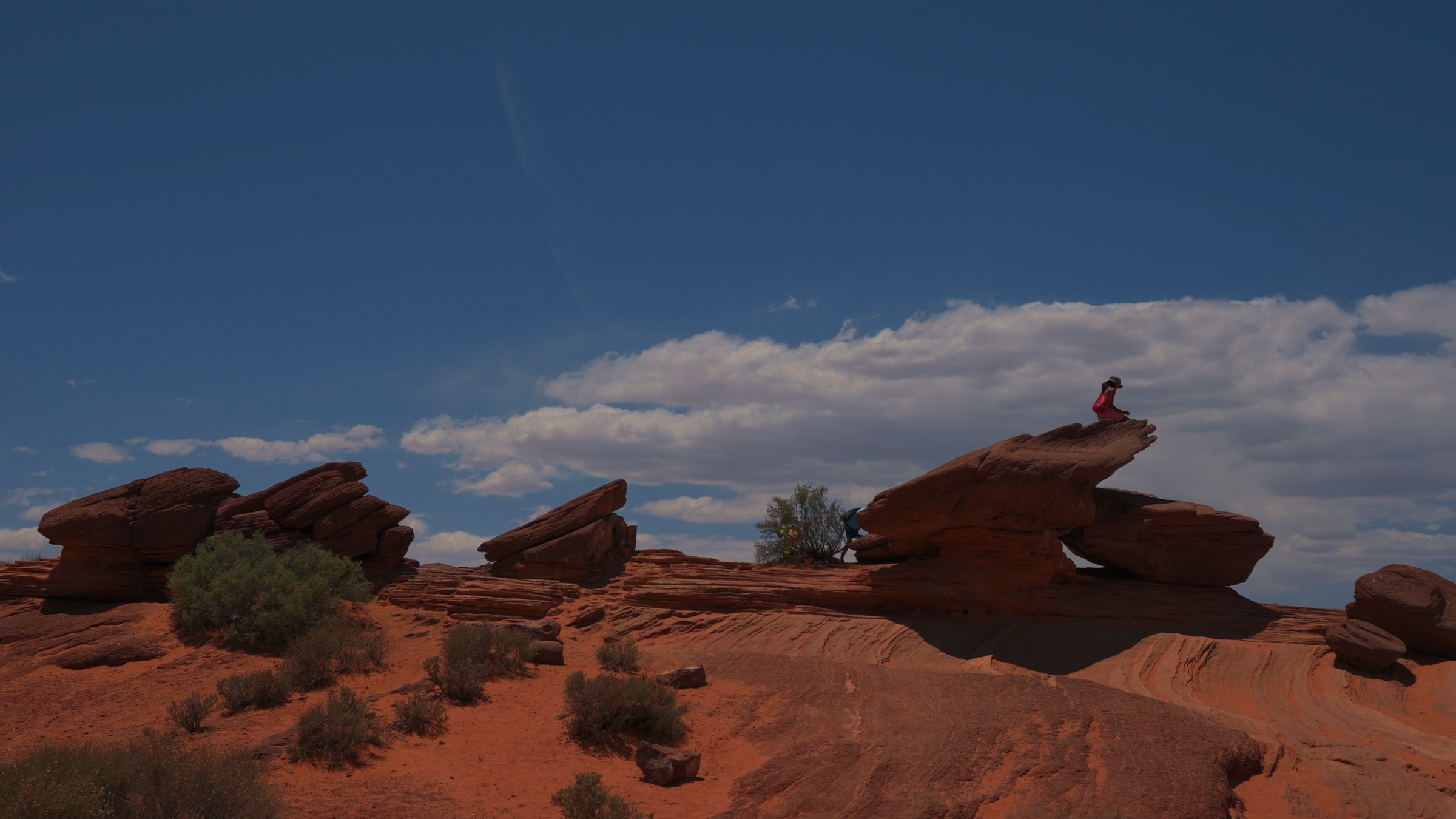 Red rock formations