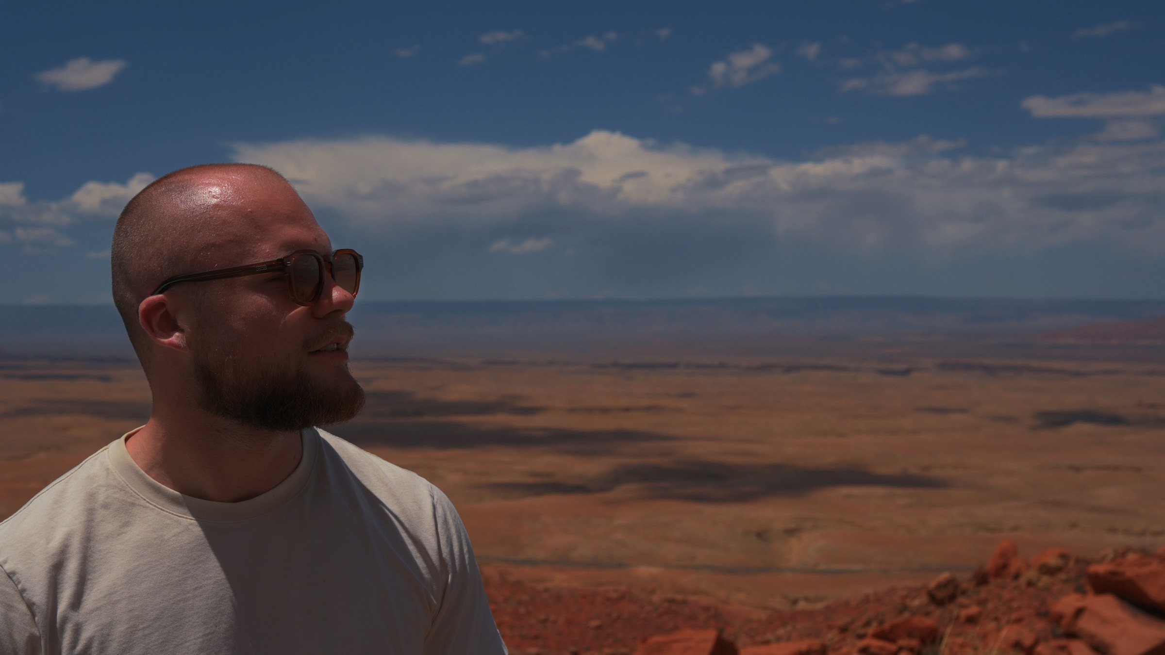 Portrait at the canyon edge