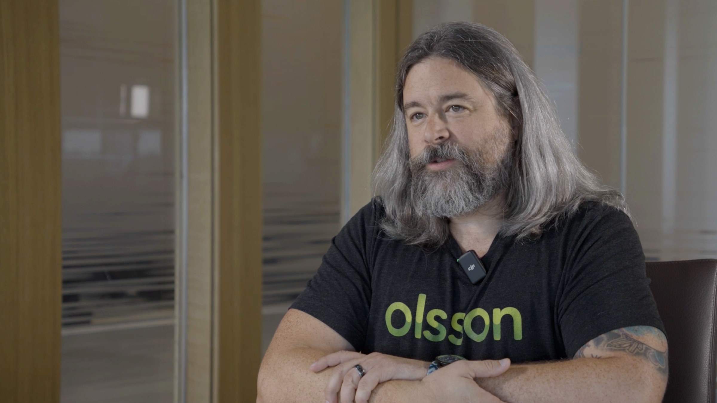 Olsson surveyor interviewed